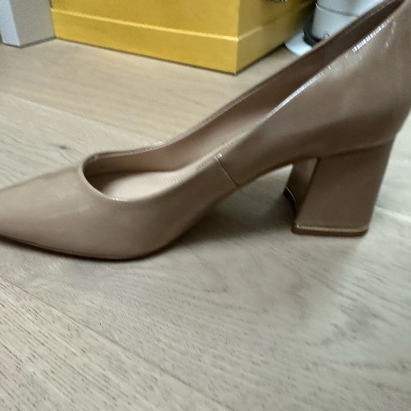 Zara patent nude block heels - Picture 4 of 4